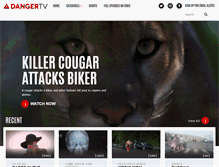 Tablet Screenshot of dangertv.com